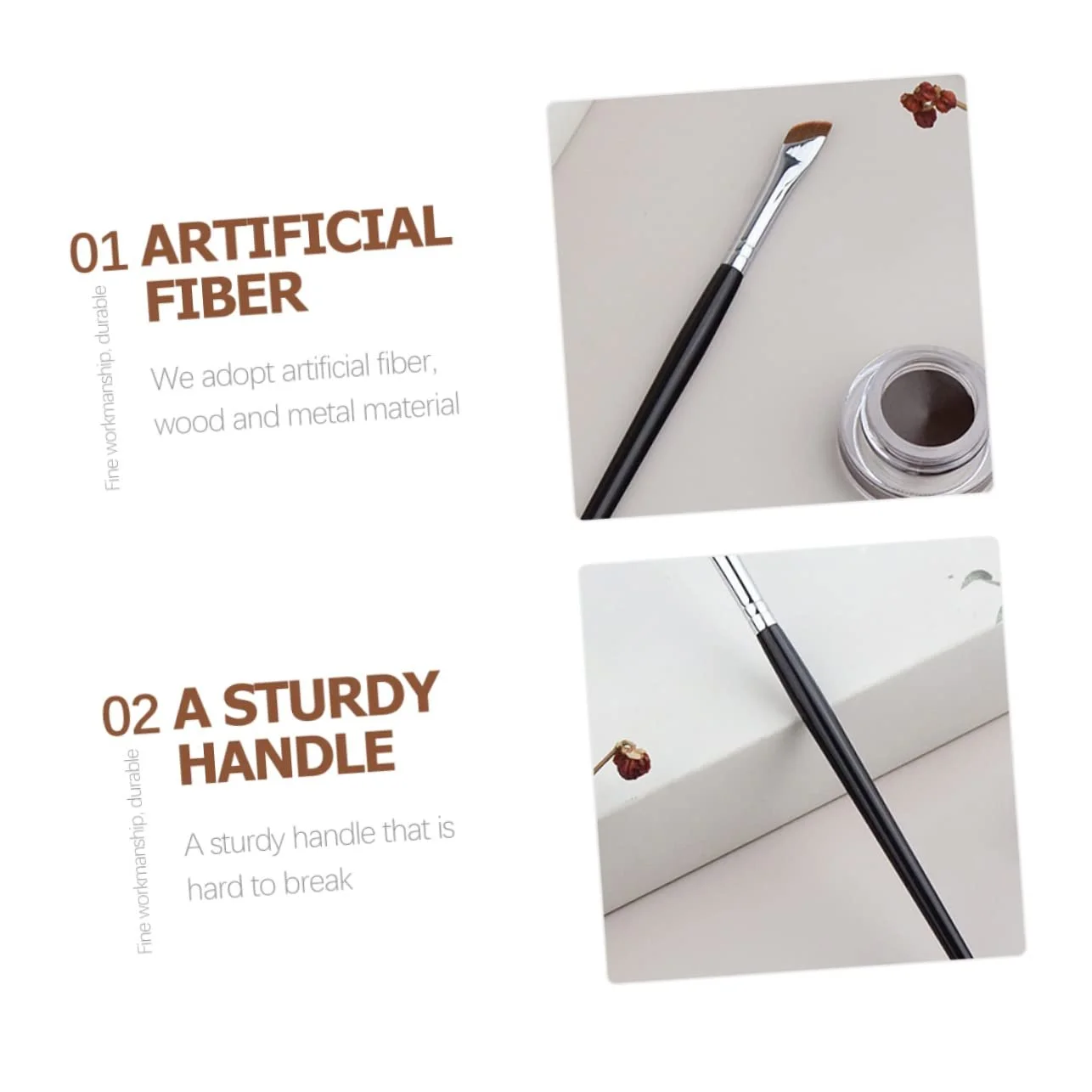 Кисти для подводки глаз minkissy, тонкая, фото №7