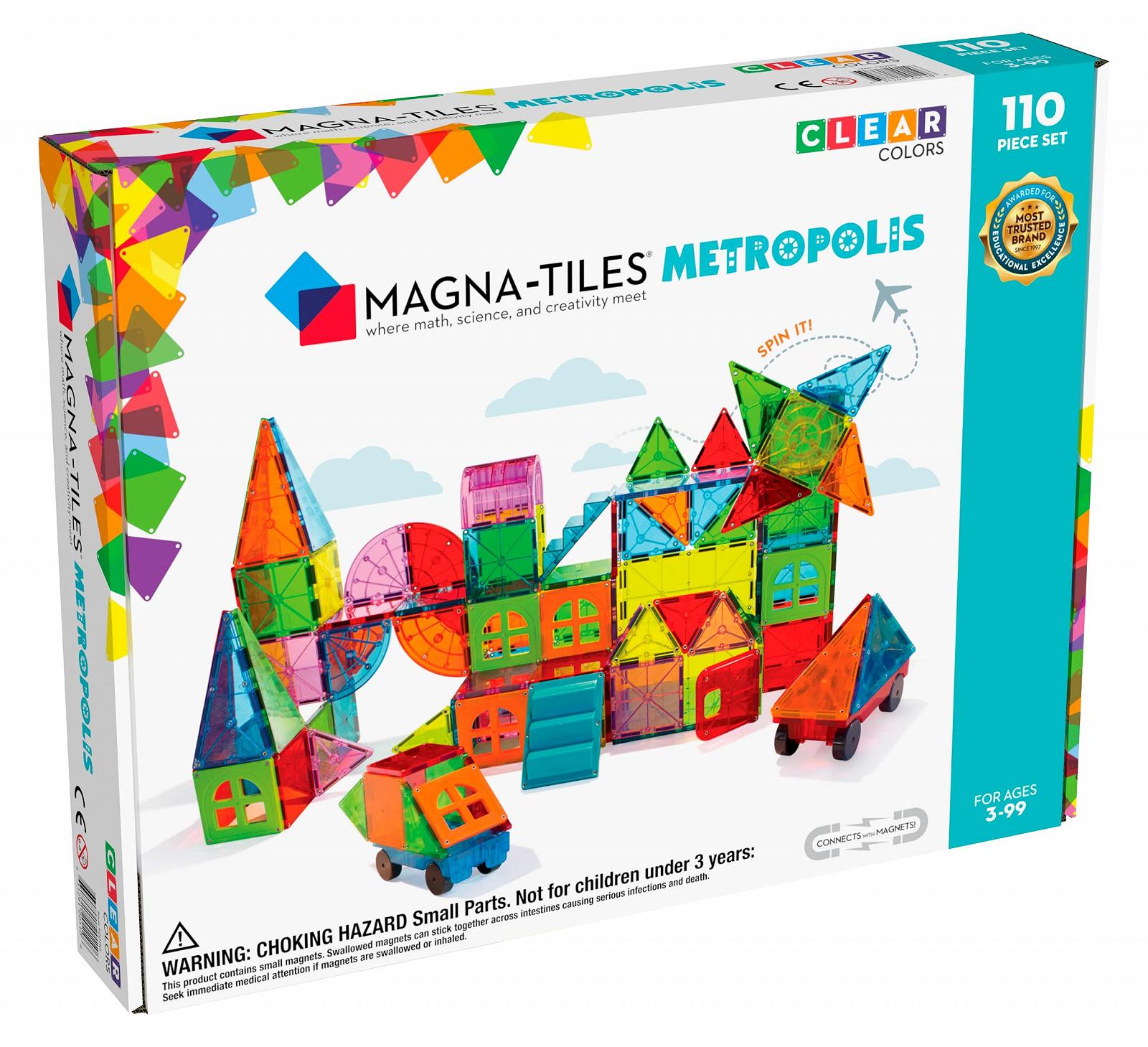 Конструктор Magna Tiles Metropolis 110 елементів, фото №1