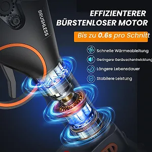 Акумуляторний гілкоріз 21 V 2 x 2000 mAh 800 W 33 мм synthetic.ua - Фото 1