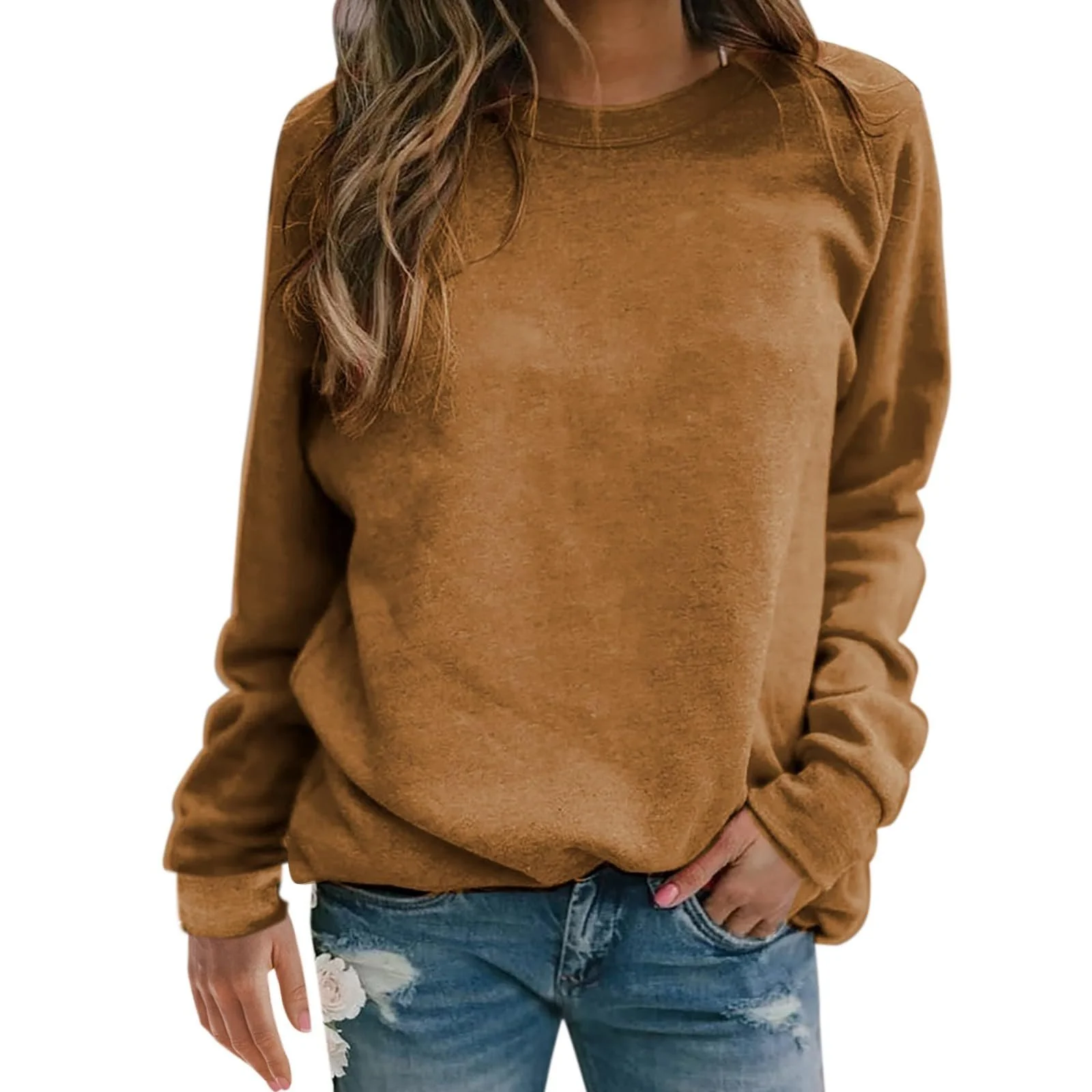 Женский Свитшот Generisch Винтажный принт Оранжевый, фото №1 Женский Свитшот Generisch Винтажный принт Оранжевый, фото №1