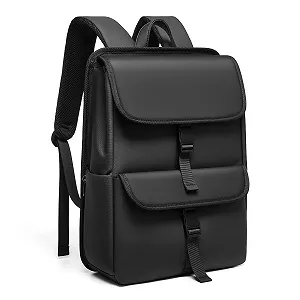 Рюкзак для ноутбука Rolltop 15.6 Inch Waterproof USB Port Elegant Business Modern Black M - Фото 1