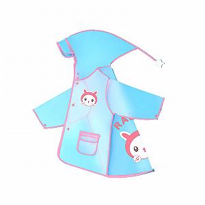 Детский дождевик GXYANiaoy Прозрачный Длинный Розовый - Фото 1