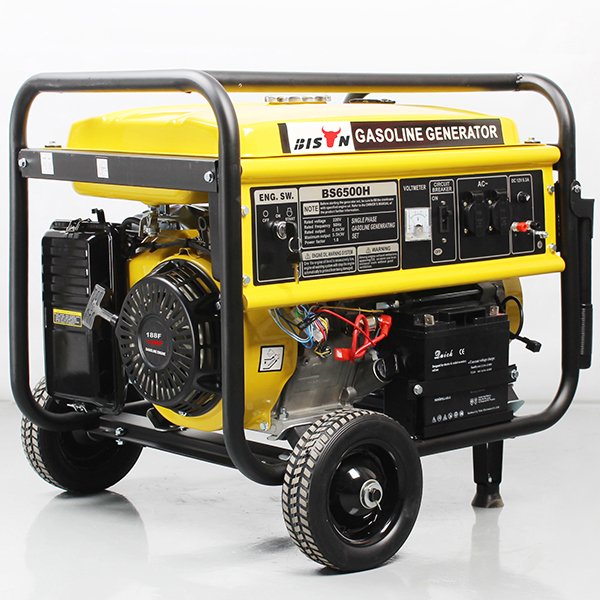 Бензиновий генератор BISON BS6500E 5.5 кВт, 25л бак, фото №7