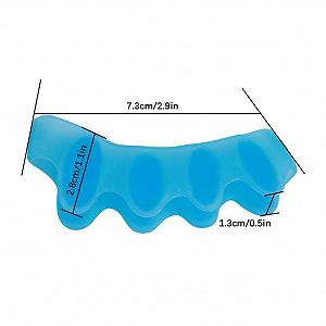 Роздільник для пальців 4 пари, гель для корекції вальгусної деформації synthetic.ua - Фото 1