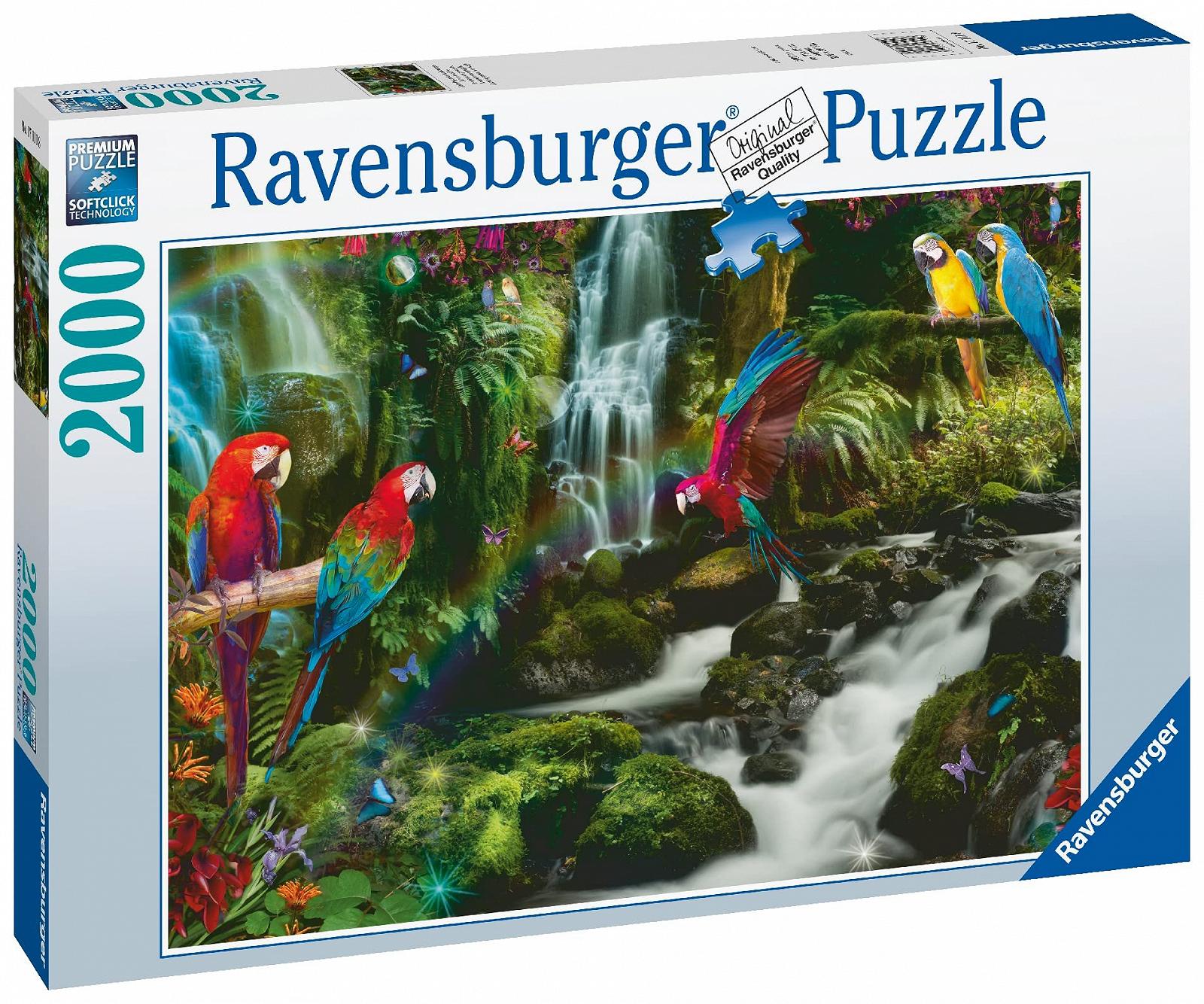Пазл Ravensburger 17111 Colourful Parrots in the Jungle 2000 элементов, фото №4