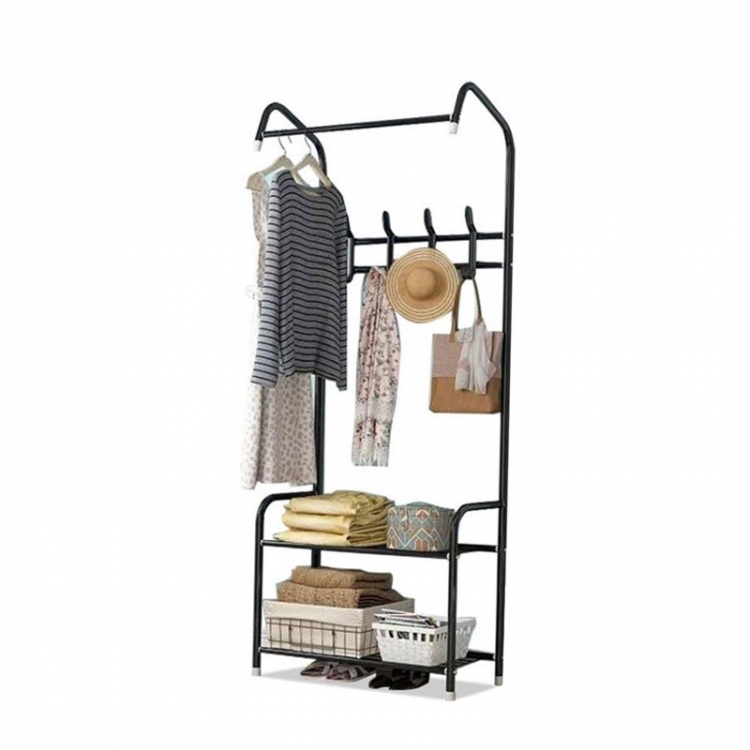 Вешалка для одежды напольная черная 165см*60см*35см, фото №1 Вешалка для одежды напольная черная 165см*60см*35см, фото №1