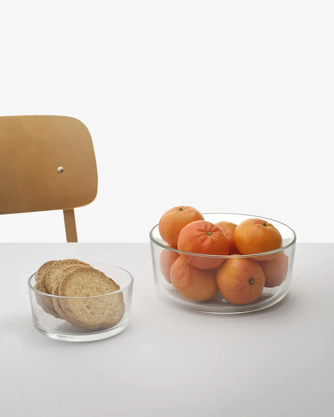 Миска Ichendorf Milano Mediterraneo Набор 2 шт Прозрачный 40кл Боросиликатное стекло Ручная работа, фото №2