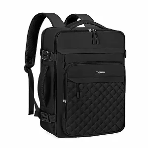 Рюкзак для ручної поклажі MOSISO 16 дюймів 40 x 30 x 20 USB Чорний - Фото 1