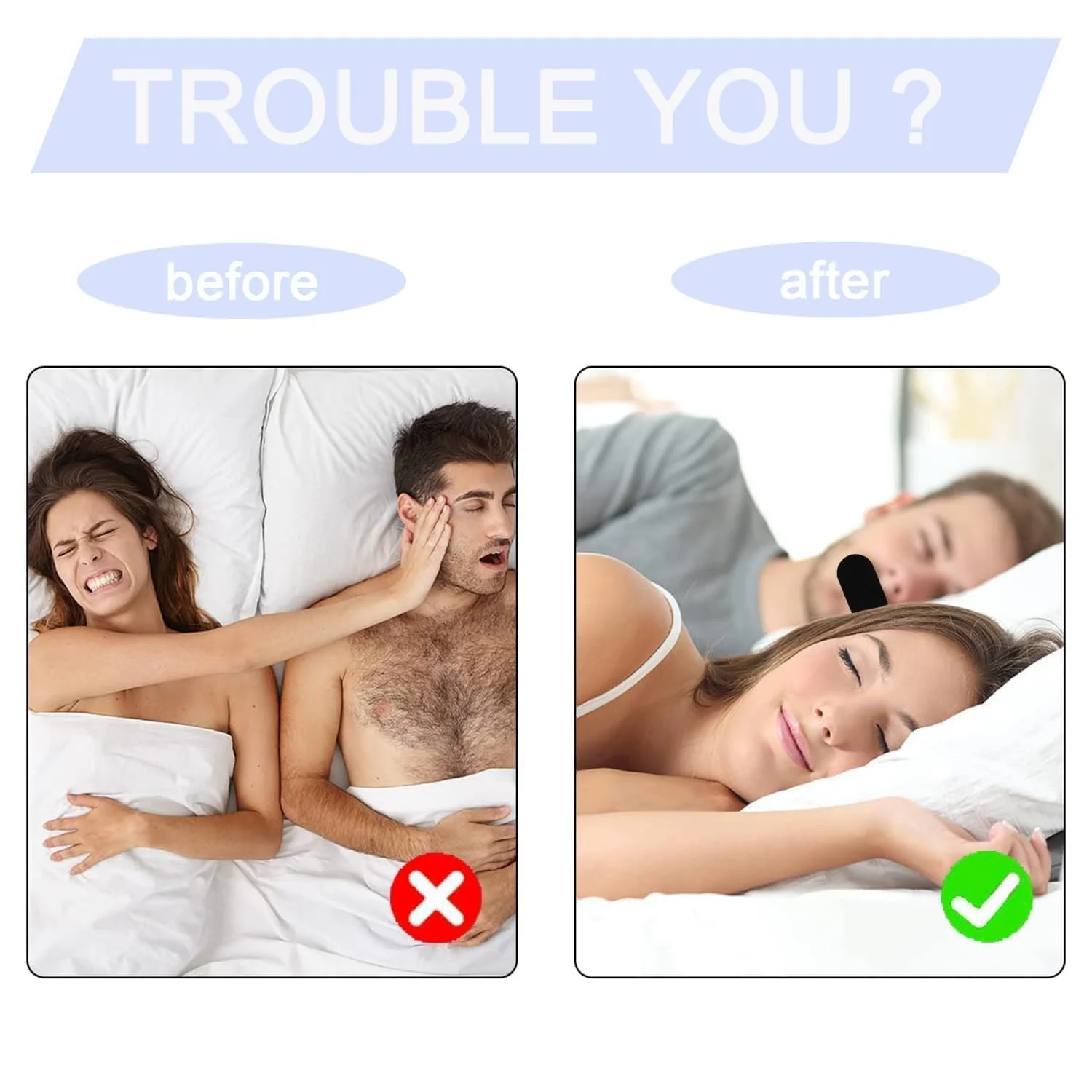 Пластырь для рта против храпа 60 шт., фото №3