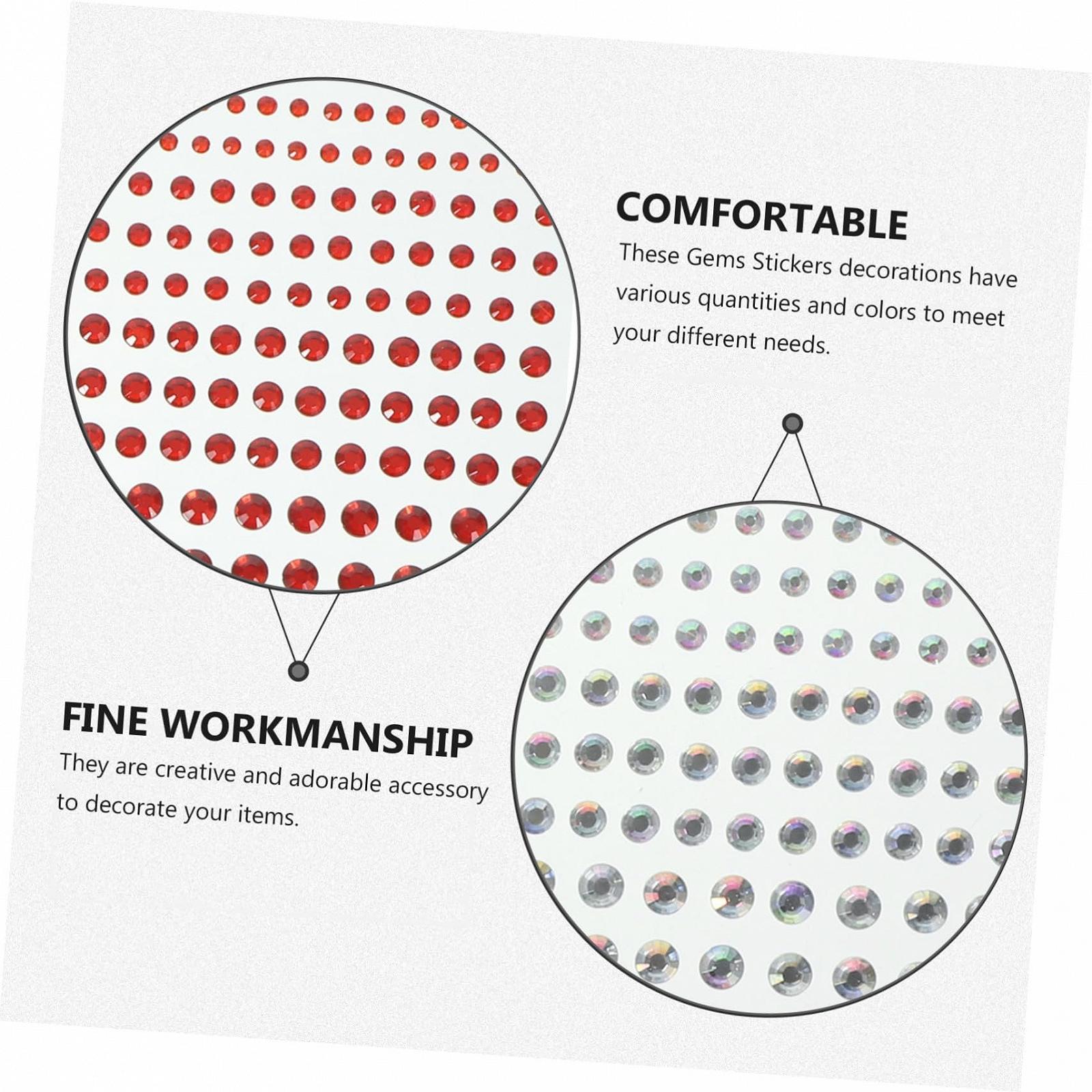 Наклейки стрази Самоклеючі Блискучі Камені тіла нігтів, фото №6