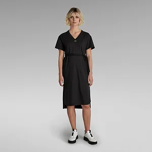 Женское платье G-Star RAW Fabric Mix Belt Dress - S - Фото 1