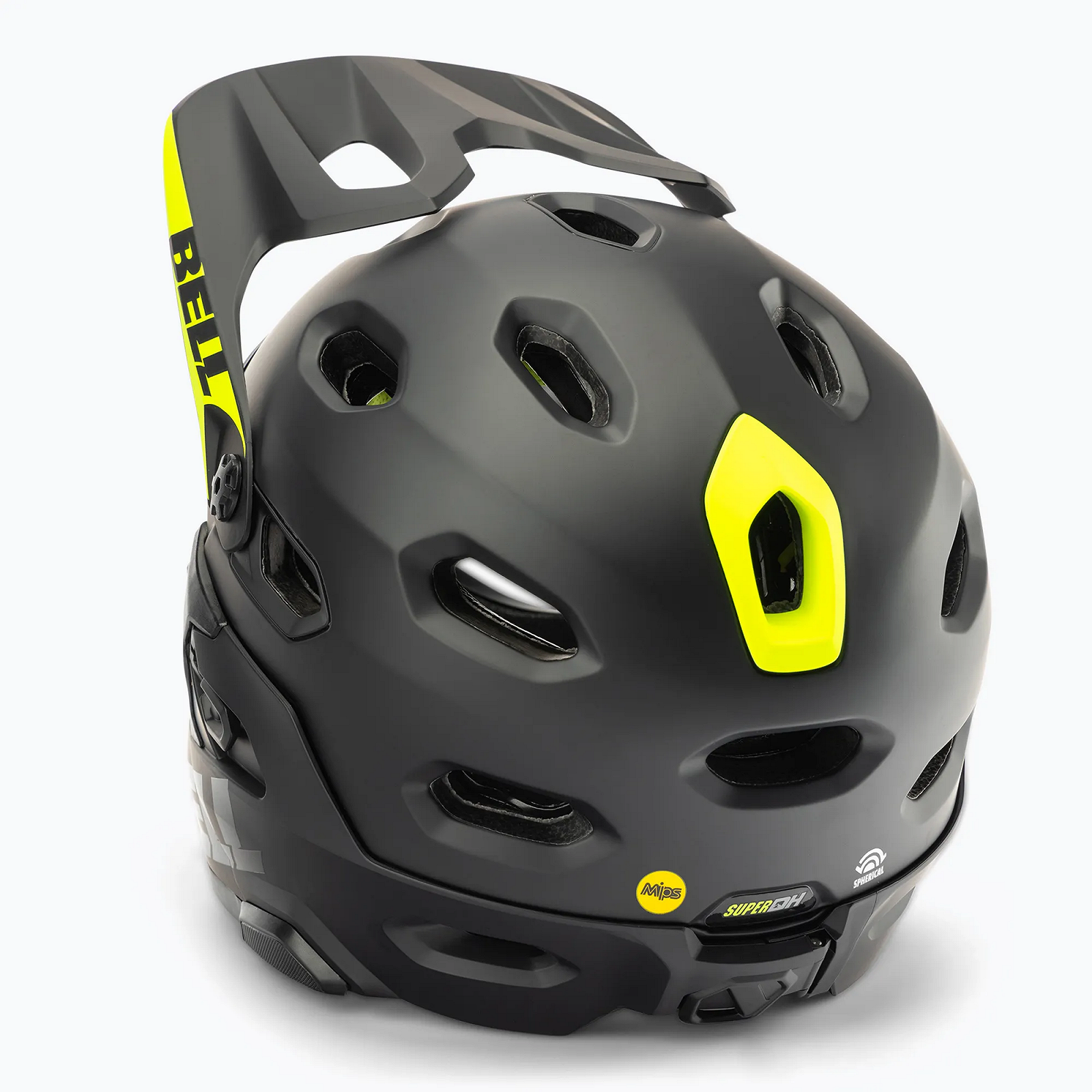 Велосипедний шолом BELL Super Dh MIPS L/ 58-62 Matte/ Gloss Black, фото №4