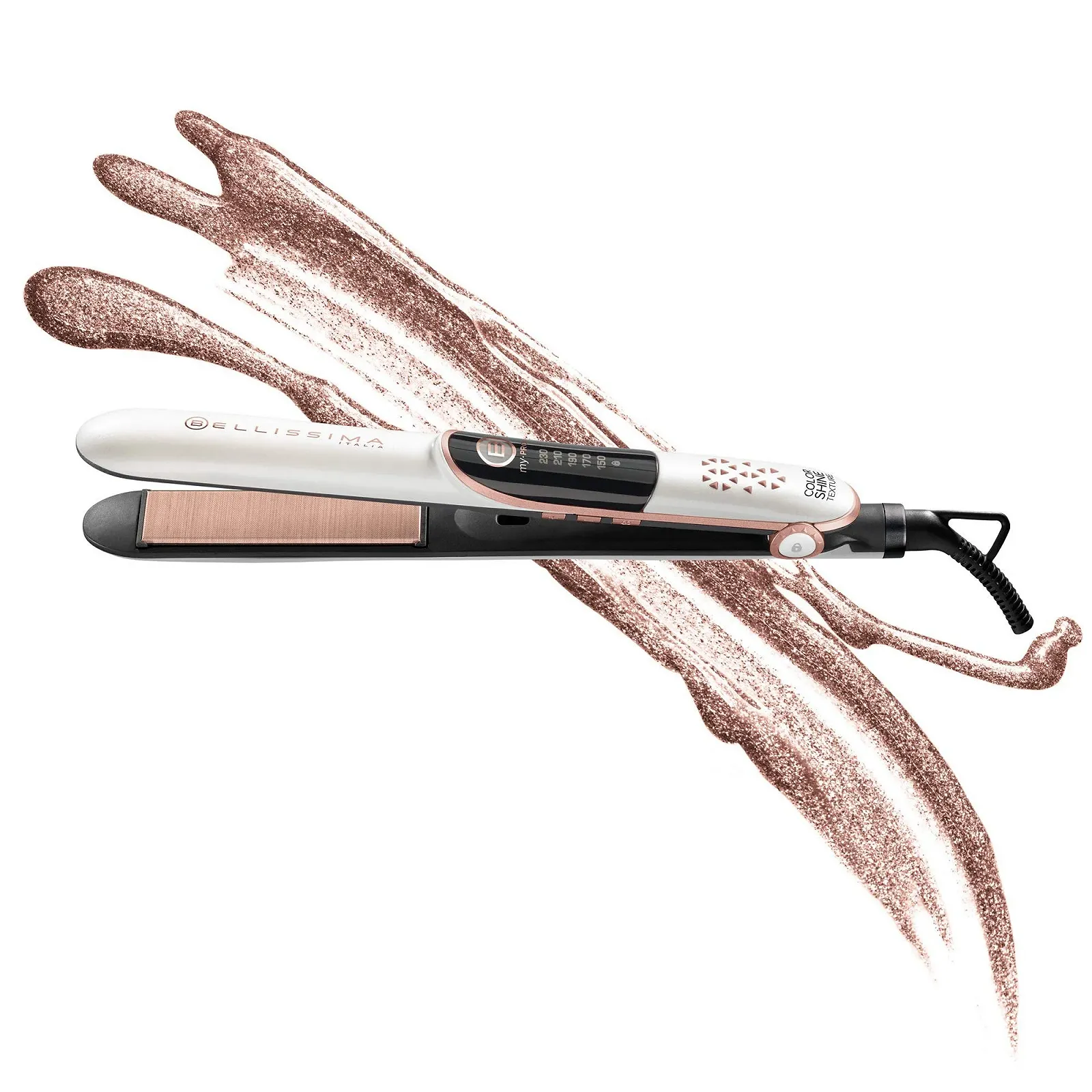 Выпрямитель для волос Imetec BELLISSIMA Creativity Color Shine B22 100 150-230°C Тканевое покрытие, фото №2 Выпрямитель для волос Imetec BELLISSIMA Creativity Color Shine B22 100 150-230°C Тканевое покрытие, фото №2