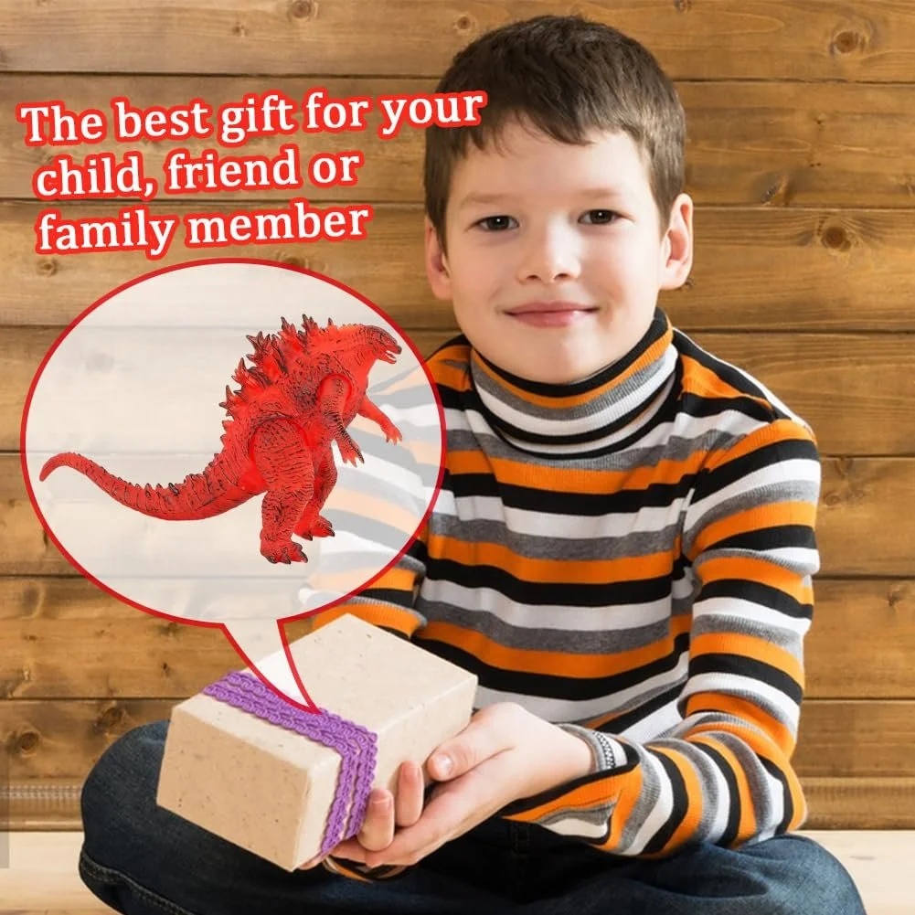 Фігурка Godzill The King of the Monster з рухомими шарнірами настільна PVC Червоний, фото №4