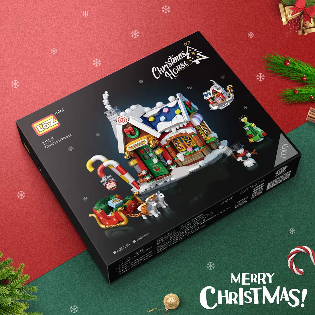 Будівельний Набір KoDeer Christmas House 788 Штук, фото №3 Будівельний Набір KoDeer Christmas House 788 Штук, фото №3