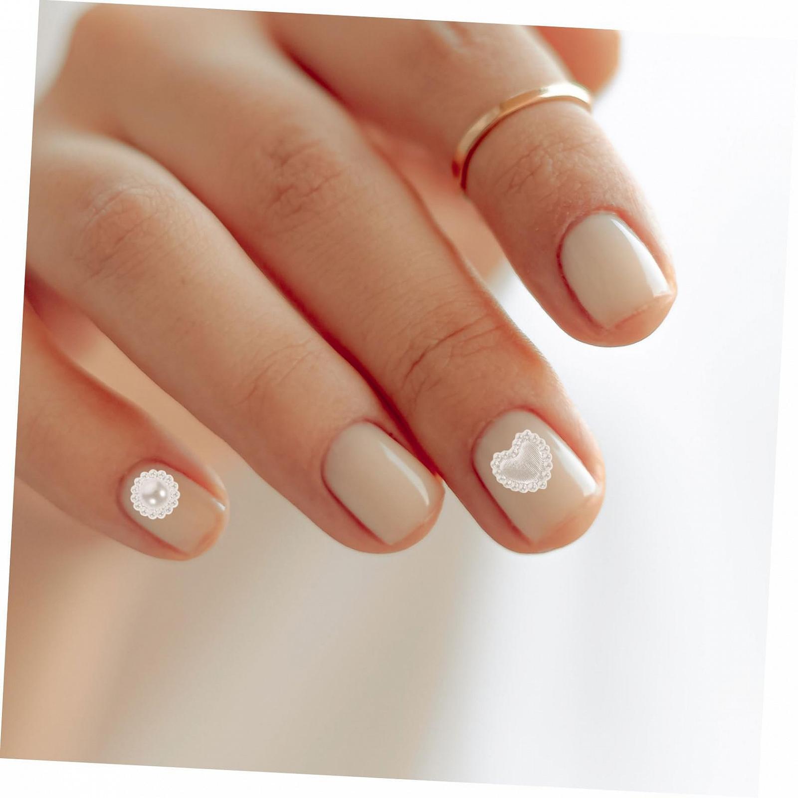 Подвеска для ногтей Healeved, белая, фото №4