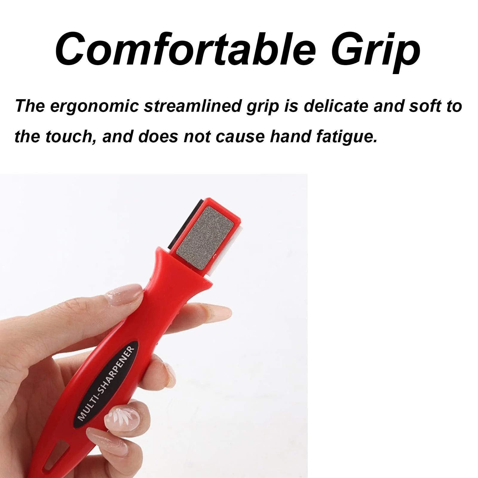 Точилка для садових інструментів багатофункціональна 360° портативна алмазна вольфрамова керамічна, фото №5