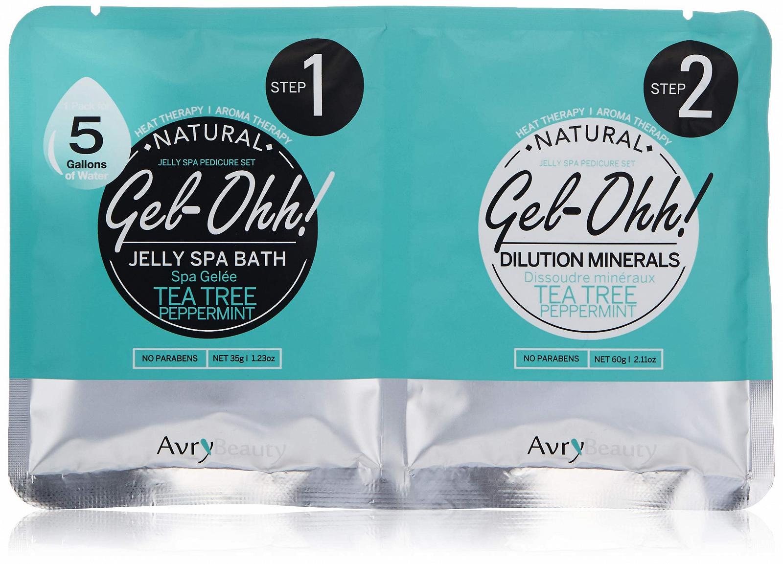 Гель для педикюру AvryBeauty Gel-Ohh Jelly Spa Tea Tree & Peppermint 1 шт., фото №1