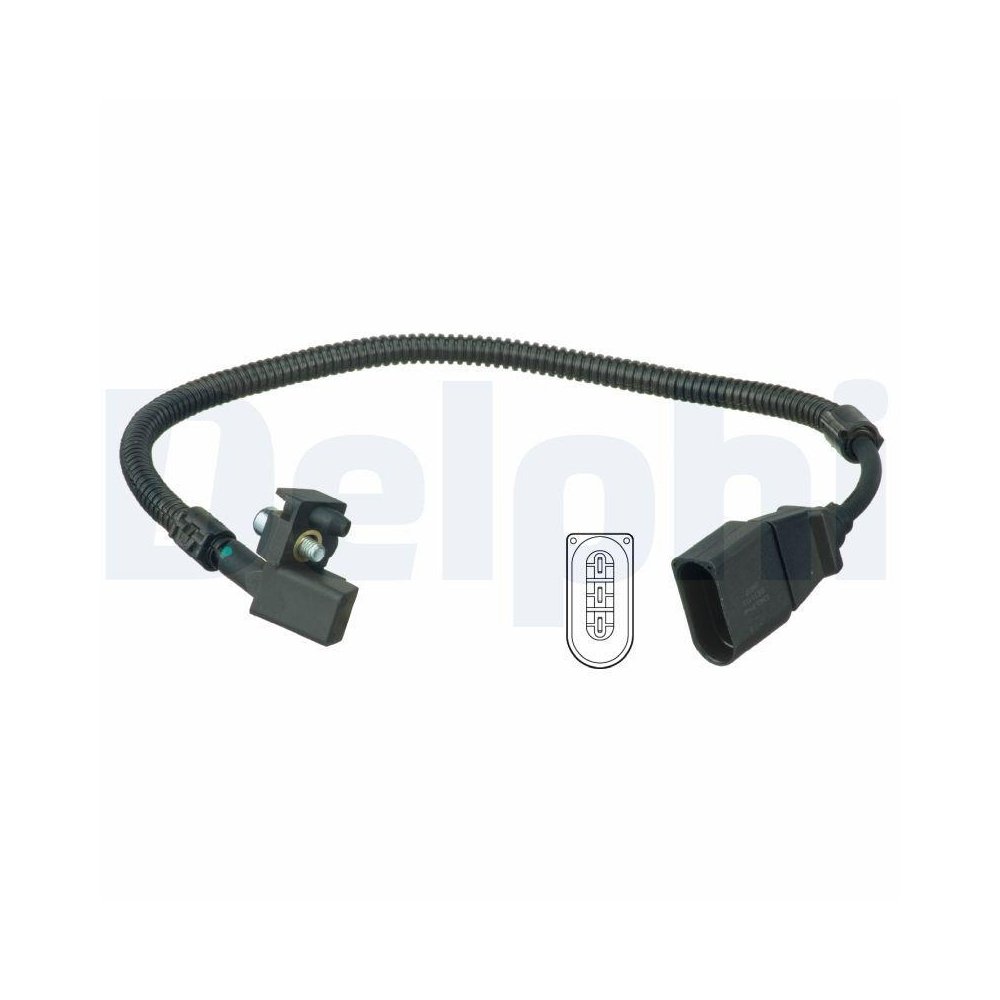 Датчик положения коленвала DELPHI SS11172 для AUDI SEAT SKODA VW VAG, фото №1