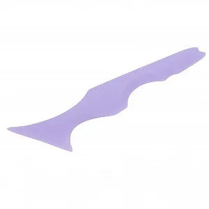 Трафарет для підводки очей 5-в-1 багаторазовий м'який силіконовий фіолетовий з чохлом для зберігання synthetic.ua - Фото 1