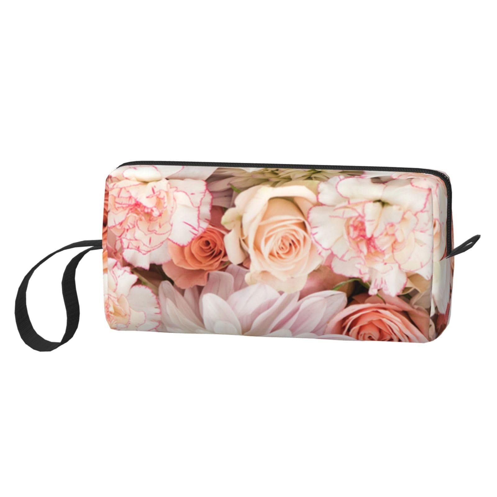 Косметичка Rosa Blütenblatt-Rosen-Rouge-Muster 20 x 6 x 9 см, фото №2