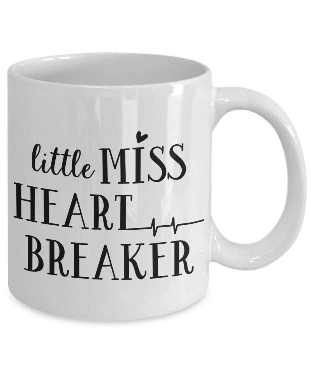 Кухоль NA Little Miss Heart Breaker З серцем і написом Heartbreaker, фото №1 Кухоль NA Little Miss Heart Breaker З серцем і написом Heartbreaker, фото №1