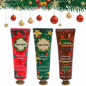Крем для рук Набір Різдвяний Набір Кремів для рук Різдвяні подарунки Крем для рук Набір 3 шт - Фото 1