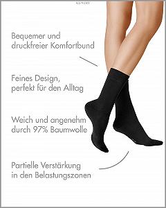 Жіночі шкарпетки KUNERT Liz, без тиску на талії synthetic.ua - Фото 1