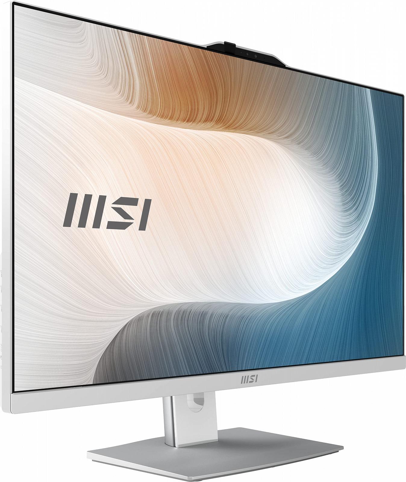 MSI Modern AM272P 12M 27 дюймов i5-1240P DDR4 8GB 512G M.2 PCIe SSD Windows 11 Pro белый моноблок, фото №3