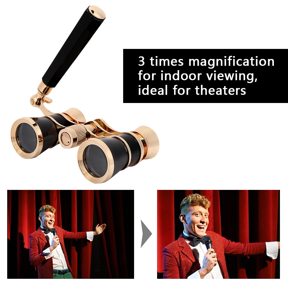Театральний бінокль-телескоп 3X25 Black, фото №3