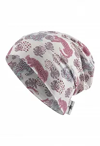 Шапка Sterntaler Leopard для дівчаток з вогнестійкої пряжі джерсі з захистом від ультрафіолету 50+ - Фото 1
