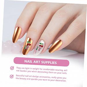 Стрази Healvian Вишеньки кристали Самоцвіти для нігтів Фрукти 3D synthetic.ua - Фото 1