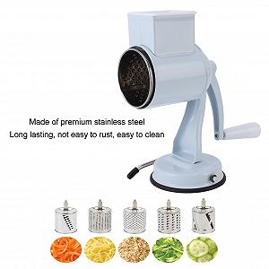 Ручная творожная терка Generic для сыра, роторная. synthetic.ua - Фото 1