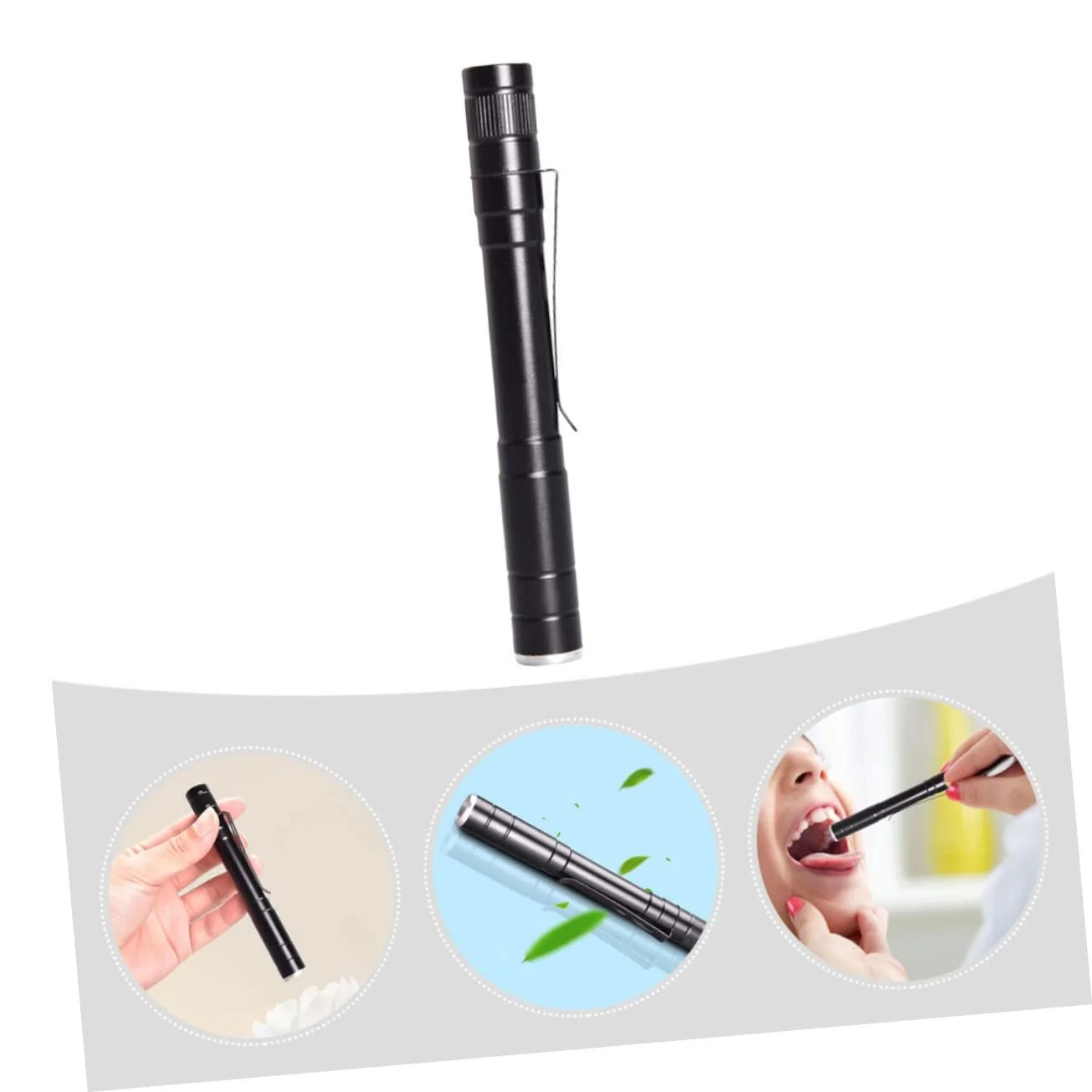 Ліхтарик ручка LED медичний для оглядів та обстежень багаторазовий малий та портативний з кліпсою нековзкий та зносостійкий, фото №7