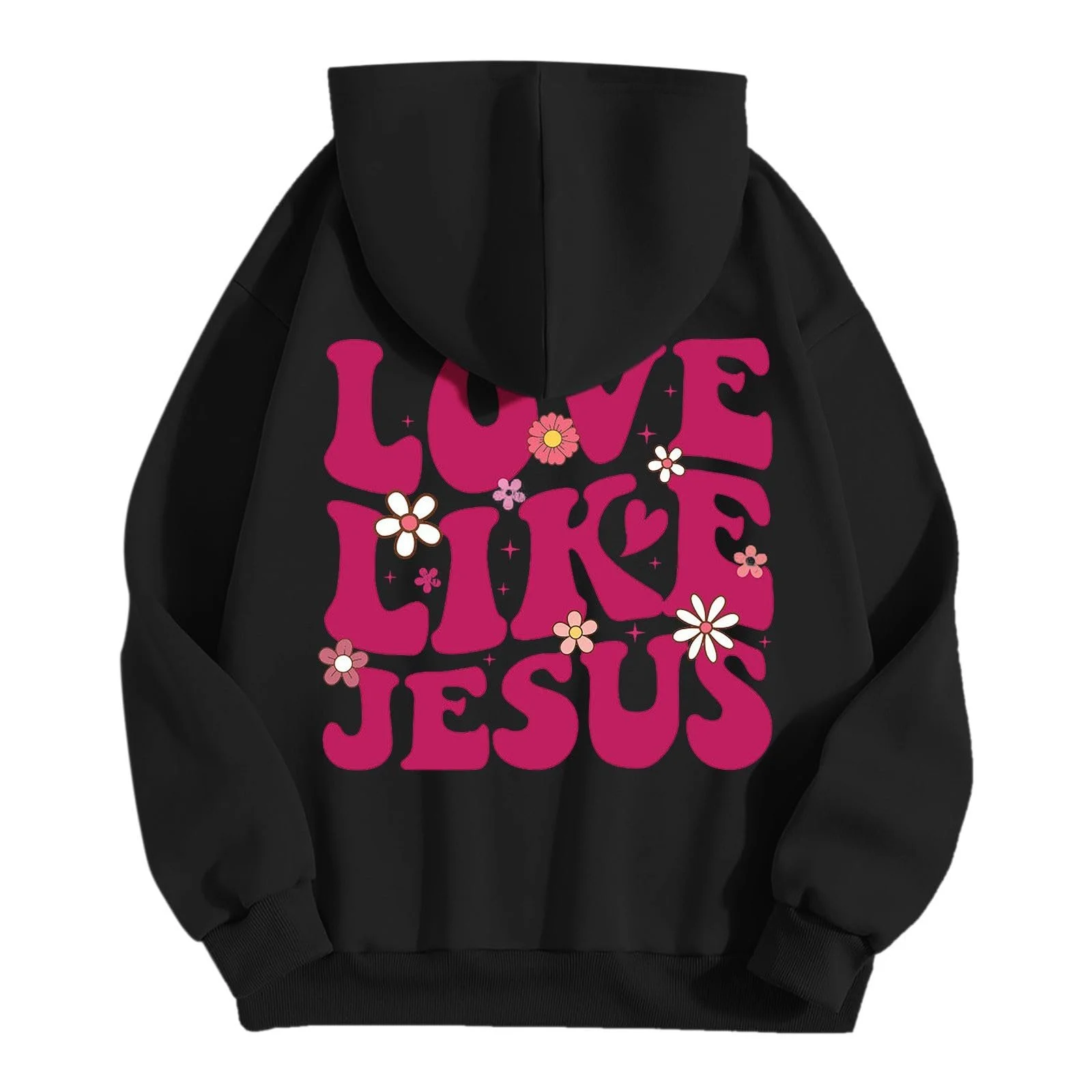 Женские Худи Однотонный/С принтом Толстовка с капюшоном Градиент Милый Худи Девушки/Подростки Повседневный Винтаж Хип-хоп Рэп Повседневный Мужской Длинный рукав Свитшот, фото №4