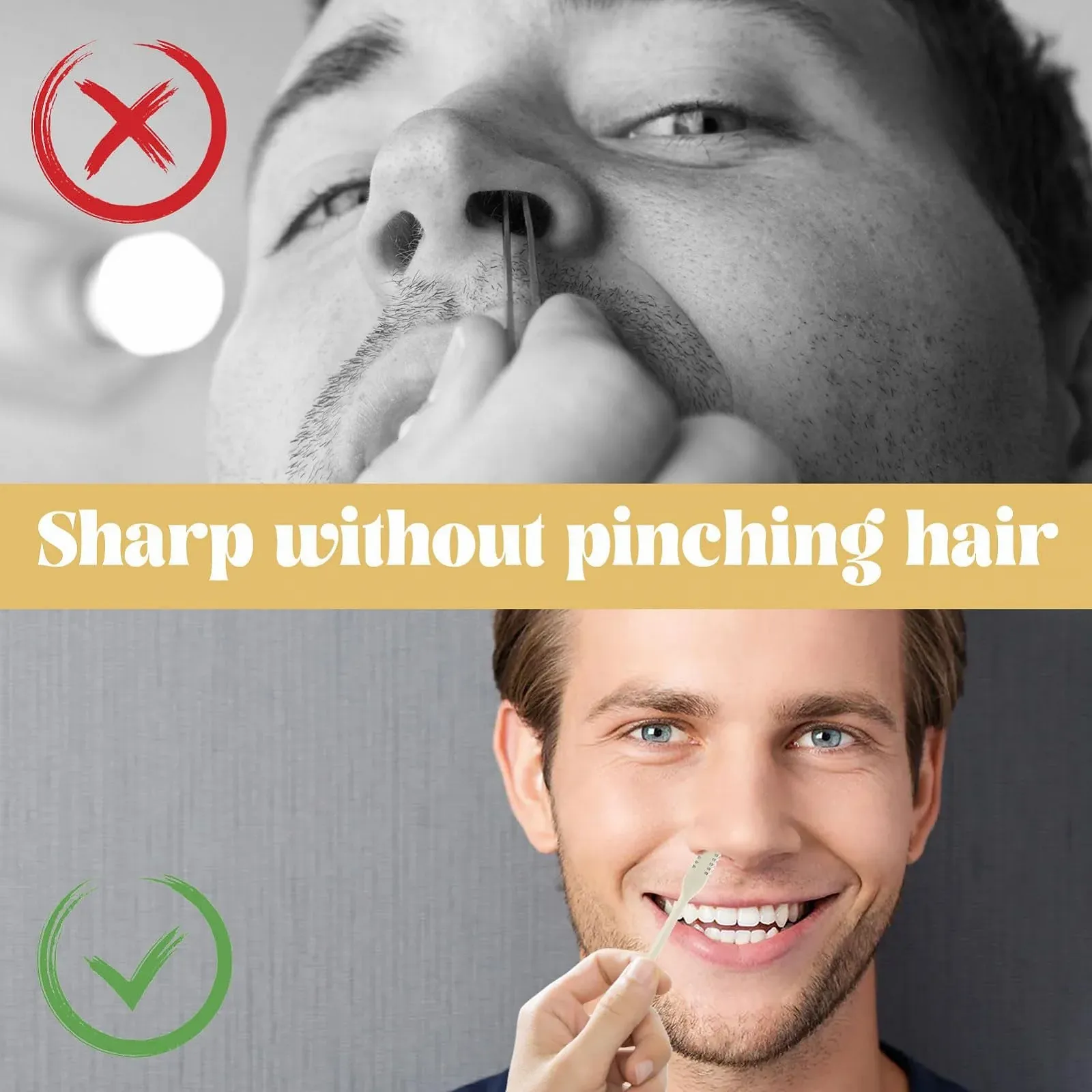 Тример для носа Double-Sided Portable Manual 360° Rotating, фото №4