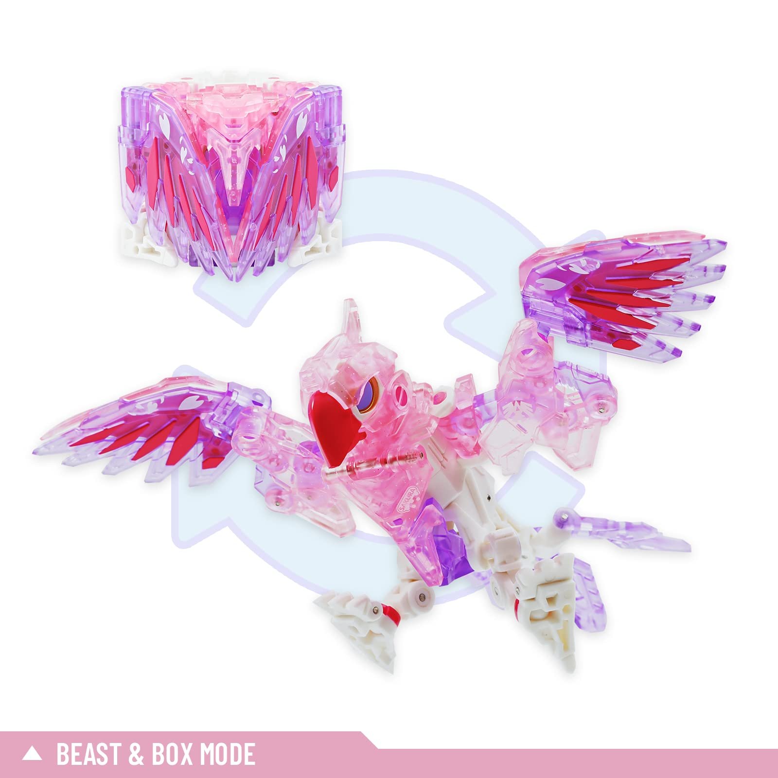 Трансформер 52TOYS Beastbox Series Blossom Дитяча іграшка Папуга Різнокольоровий, фото №4