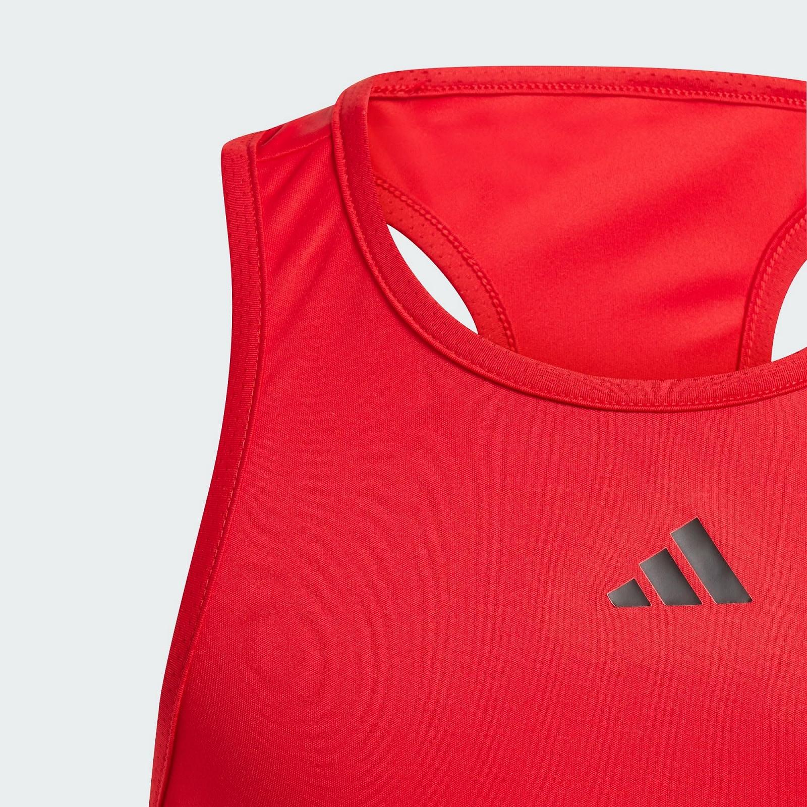 Майка adidas Club для девочек Better Scarlet 13-14 лет Красная, фото №2