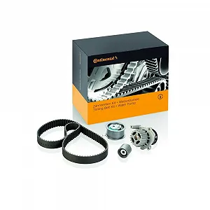 Водяний насос + комплект ременя ГРМ CONTINENTAL CTAM CT1028WP4 - Фото 1