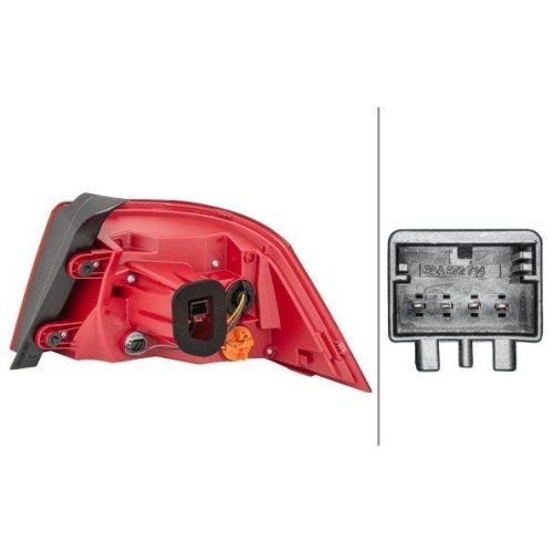 Задний фонарь HELLA 2SK 010 744-031 для VW, левый, фото №2 Задний фонарь HELLA 2SK 010 744-031 для VW, левый, фото №2