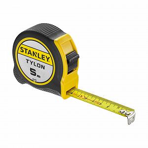Рулетка Stanley Tylon 3 м Tylon Polymer Protective Layer Adjustable End Hook Plastic Housing - Фото 1