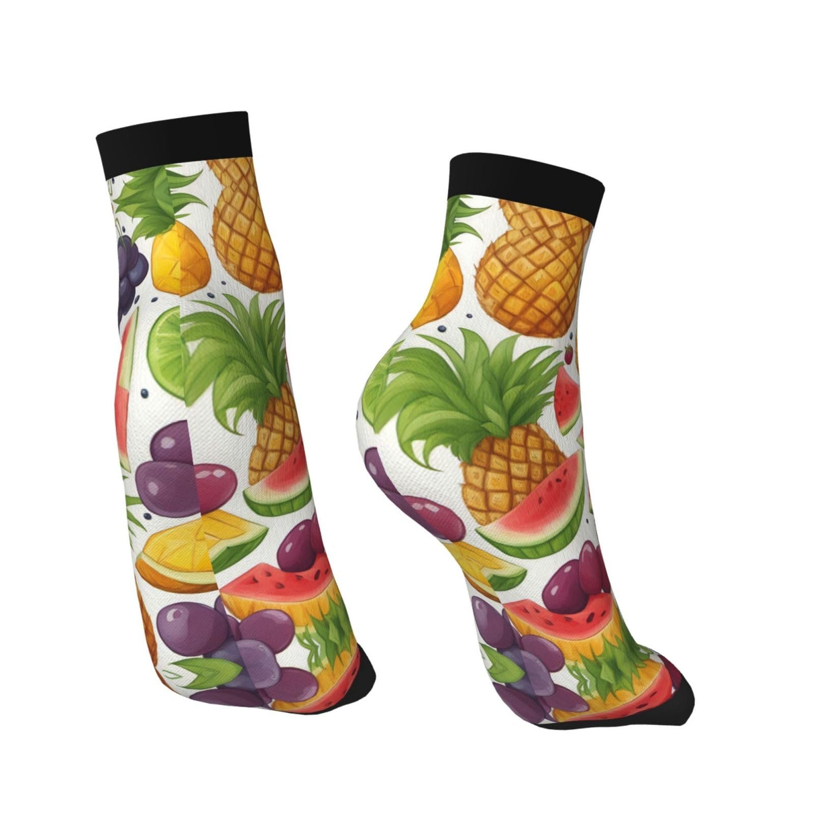 Носки SSIMOO Фрукты Ананас Ягоды Виноград Апельсин, фото №4