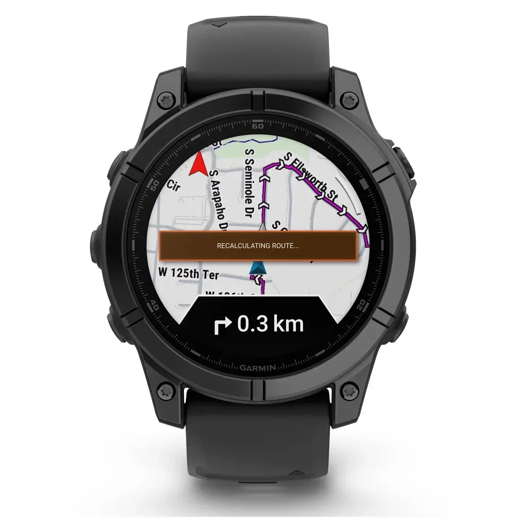Смарт-часы Garmin fenix E, 47mm, Slate Gray Steel/Black, GPS (010-03025-01), фото №8