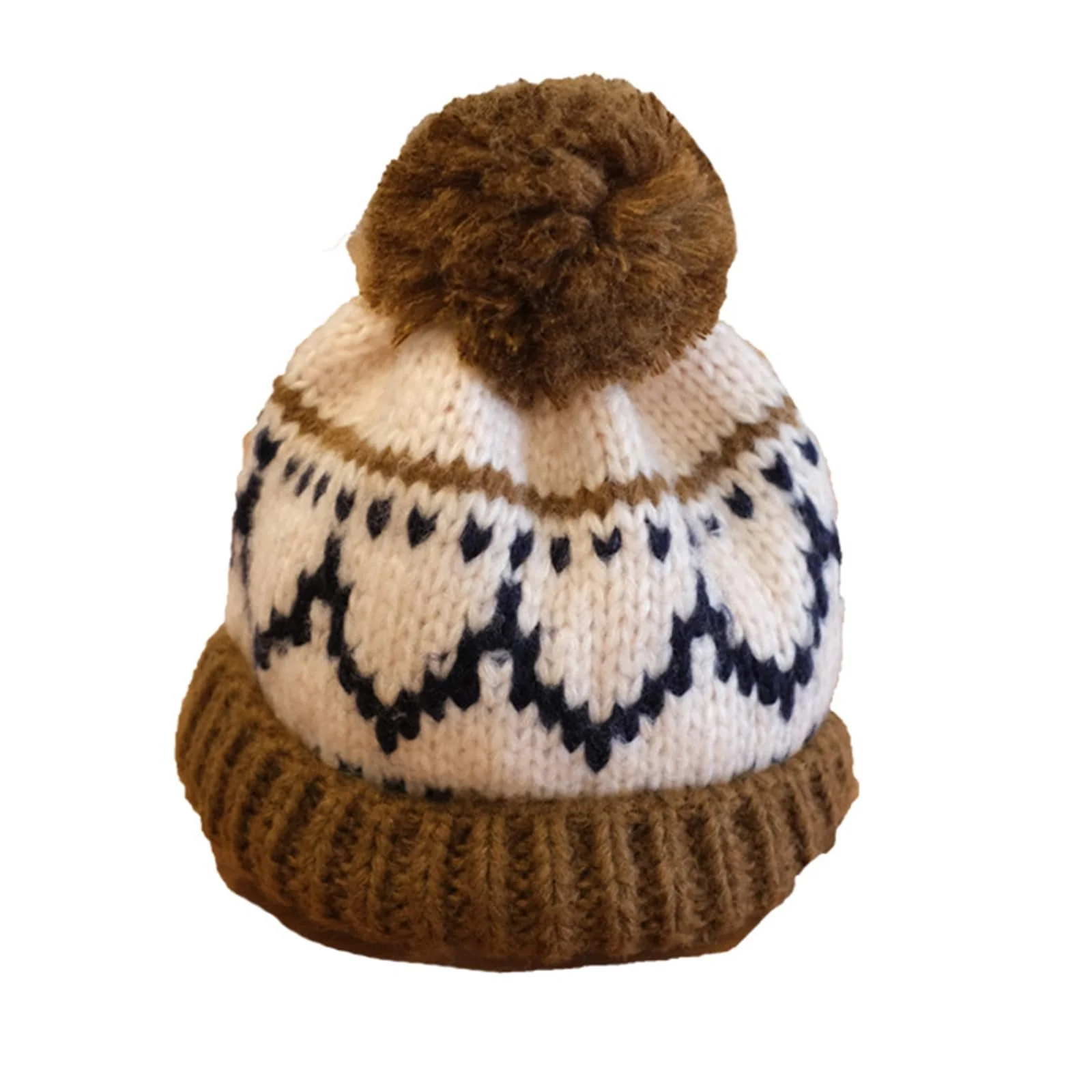 Вязаная зимняя шапка Ldabrye для девочек, ручная работа, фото №5 Вязаная зимняя шапка Ldabrye для девочек, ручная работа, фото №5