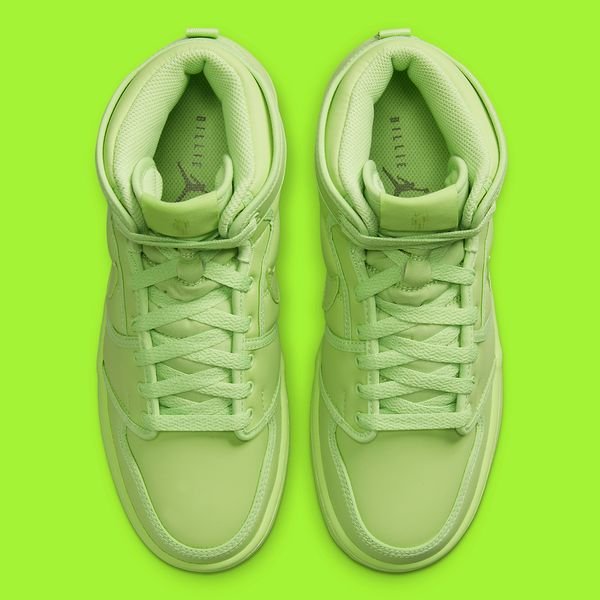 Кроссовки Jordan 1 Retro AJKO Billie Eilish Ghost Green, размер 45.5, фото №4