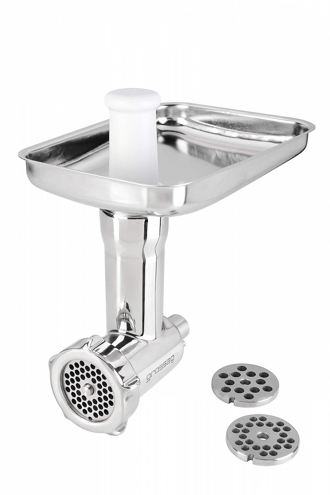 Насадка-м’ясорубка Grossag 1354 для Kitchen Aid Stainless Steel, фото №1