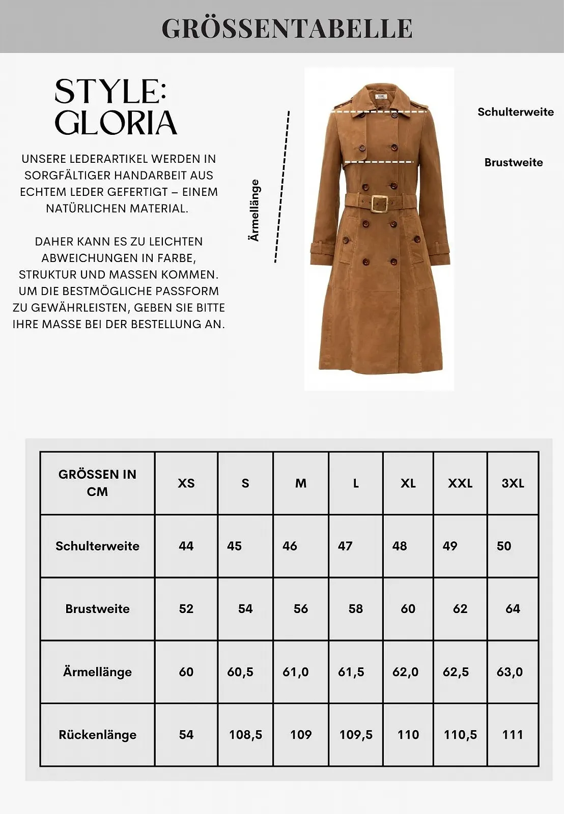 Шкіряне пальто RICANO Gloria Slim Fit з поясом, фото №6 Шкіряне пальто RICANO Gloria Slim Fit з поясом, фото №6