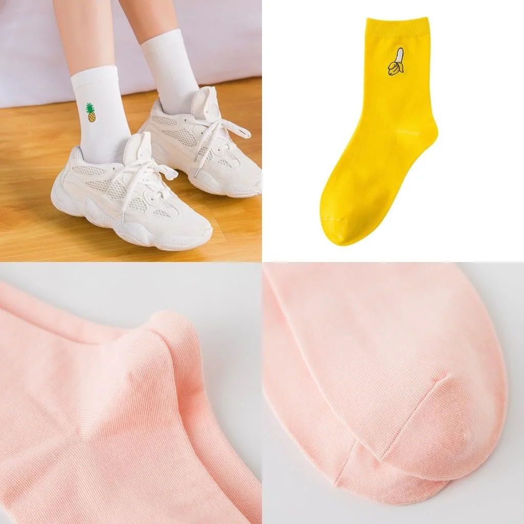 Жіночі шкарпетки Multicolor One Size 6 Pack Crew Tube Socks Бавовна, фото №4 Жіночі шкарпетки Multicolor One Size 6 Pack Crew Tube Socks Бавовна, фото №4