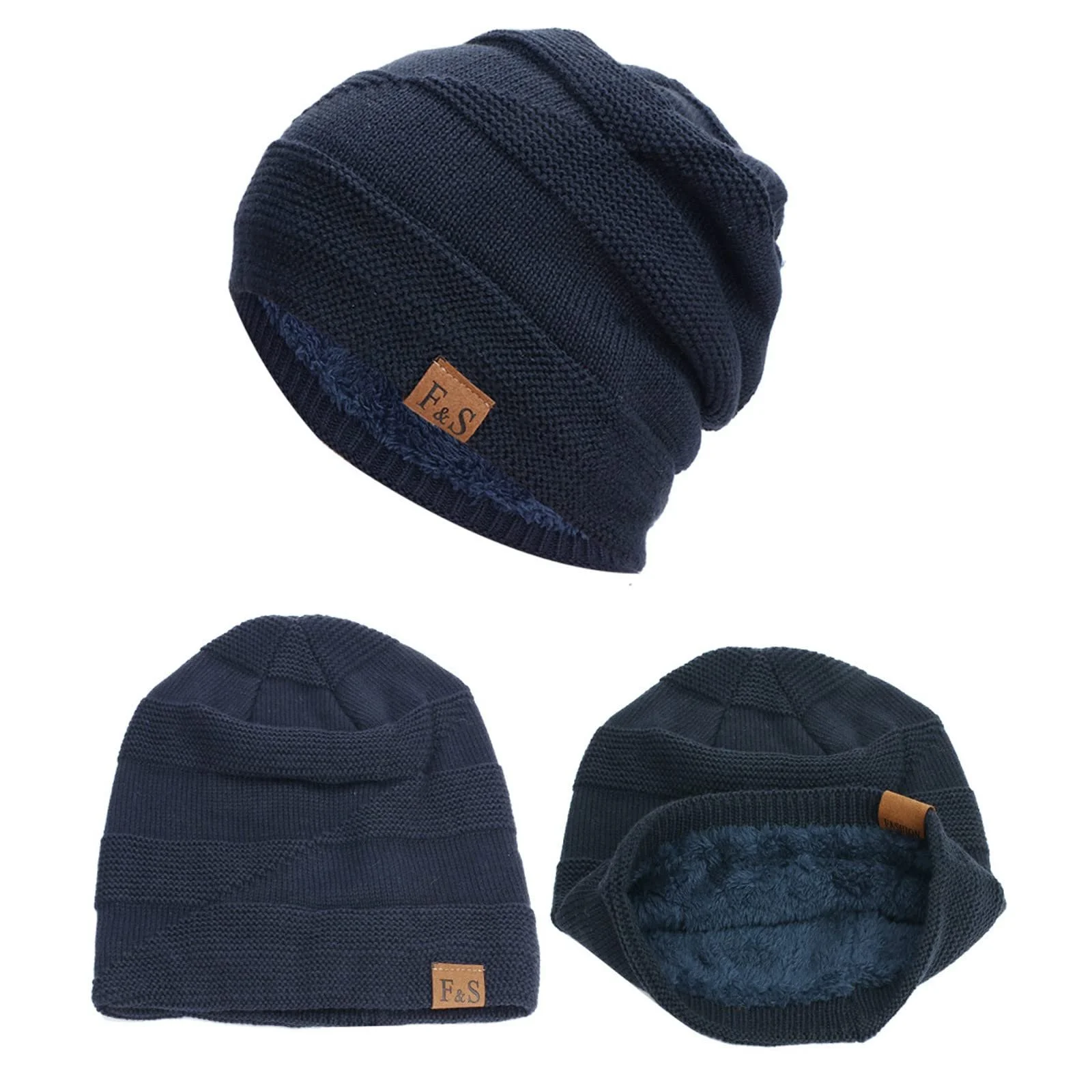 Шапка с ушками kosopse, Детская теплая шапка-прыгунок, фото №3