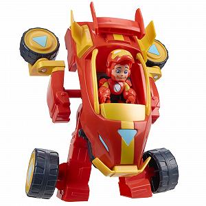 Фігурка, Трансформер Marvel Iron Man 2-в-1 Мех Костюм та Транспортний Засіб - Фото 1